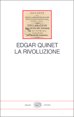 Quinet . La Rivoluzione