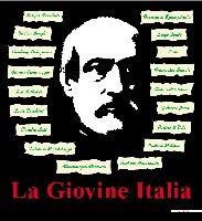 Giovine Italia . L'arte italiana rende omaggio a Giuseppe Mazzini nel bicentenario della nascita .