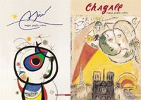 Chagall / Miró . Magia , grafia , colore .