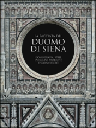 Facciata del duomo di Siena .