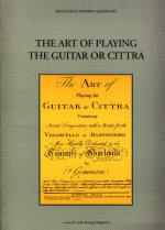 Art of playing the guitar or cittra