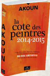 Akoun. La cote des peintres 2014-2015