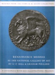 Renaissance medals from the Samuel H. Kress Collection at the National Gallery of Art
