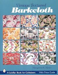 Vintage textured barkcloth